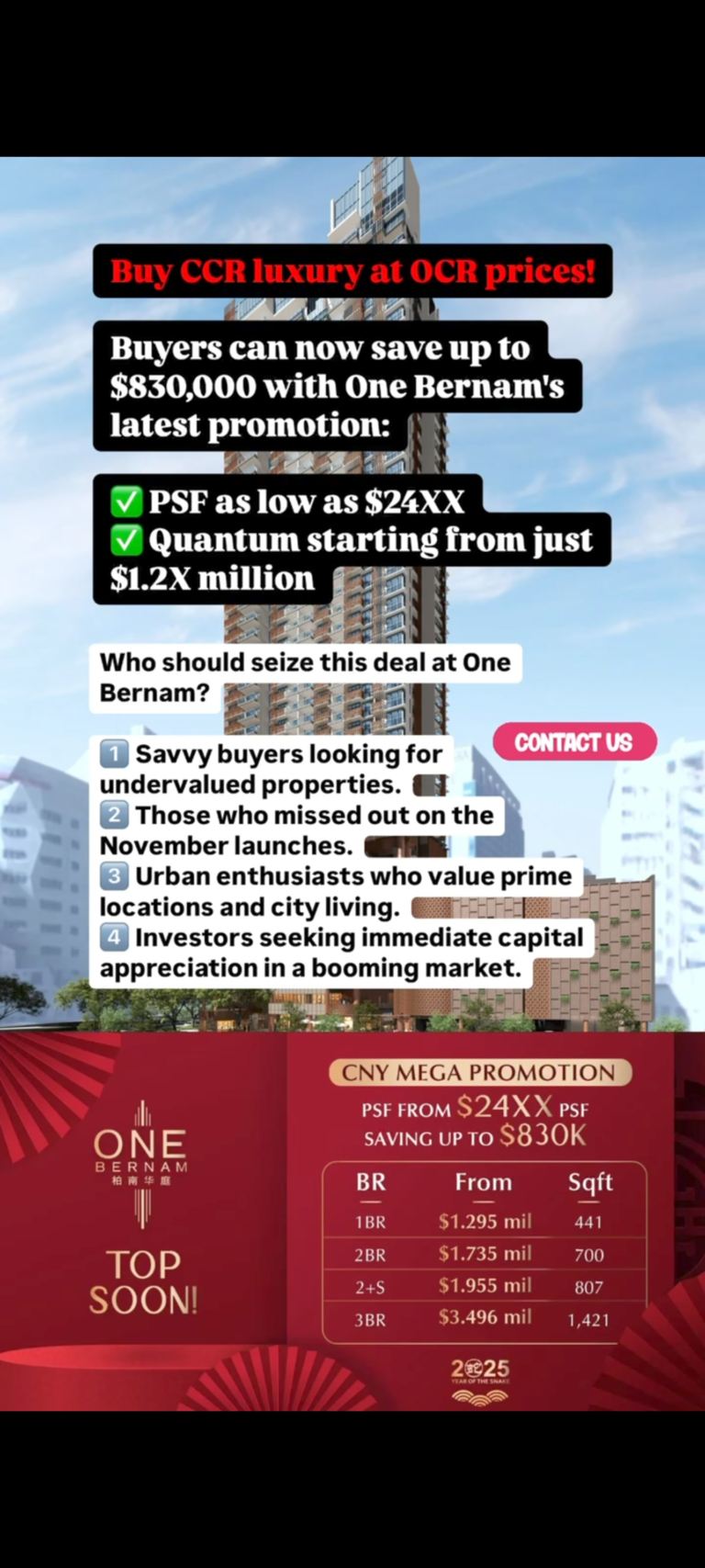 Up to $830k savings